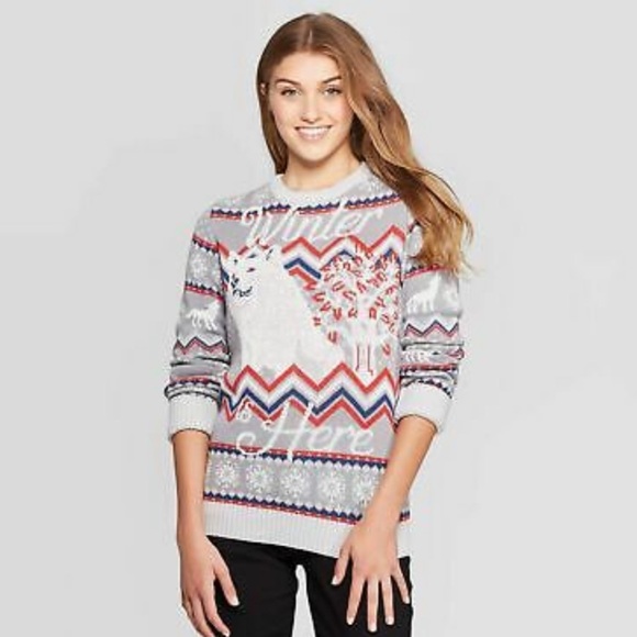 Game of Thrones Winter is Here fair isle sweater - Picture 1 of 3